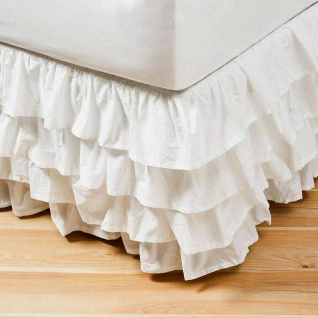 Saia de Cama Moderna Decoração com Elástico