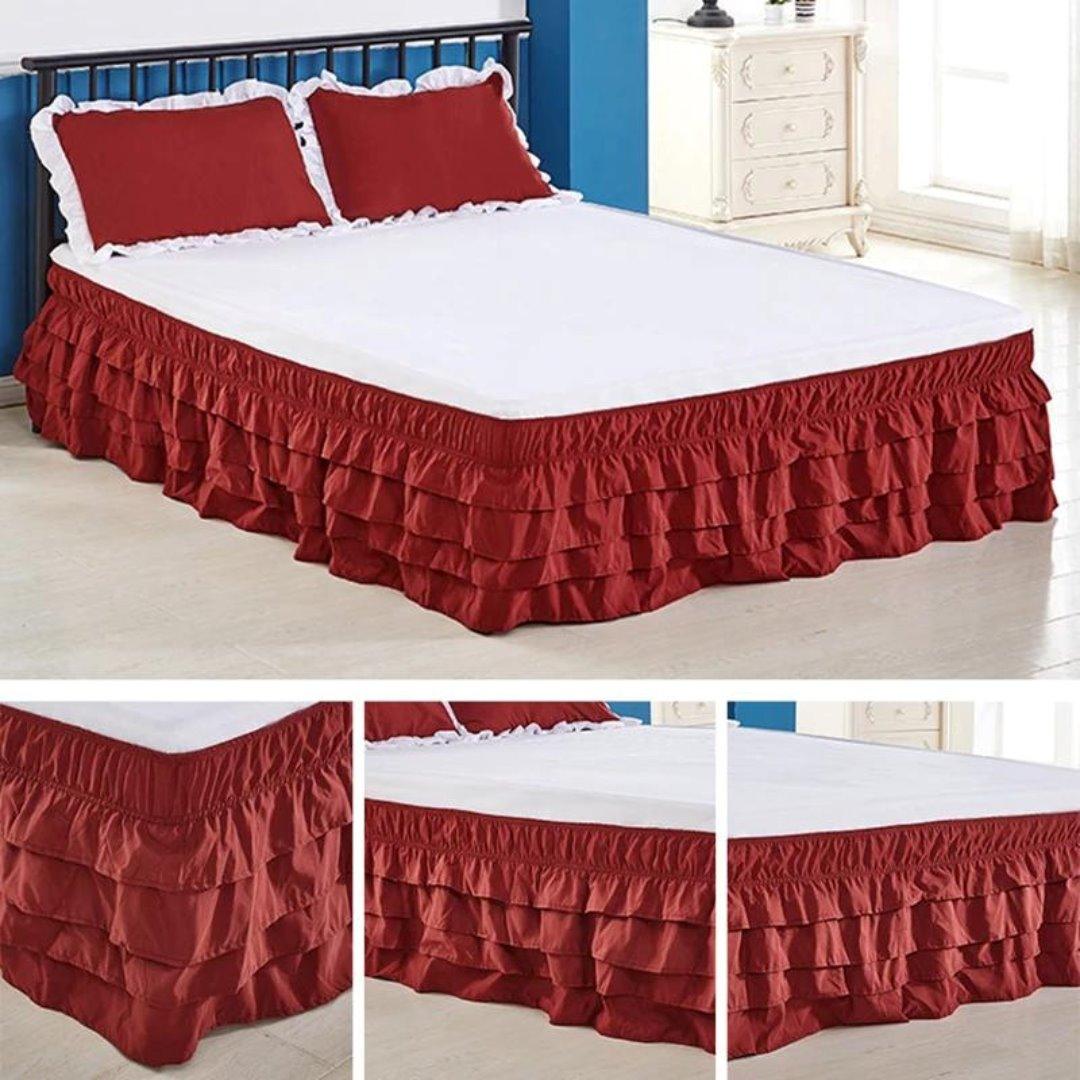 Saia de Cama Moderna Decoração com Elástico