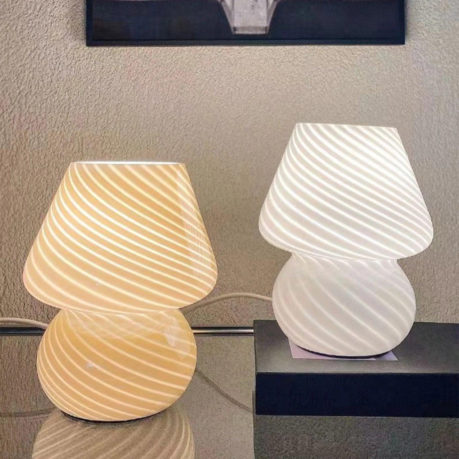 Abajur de Mesa e Luminária Decorativa Murano Design Cogumelo - Moderna Decoração