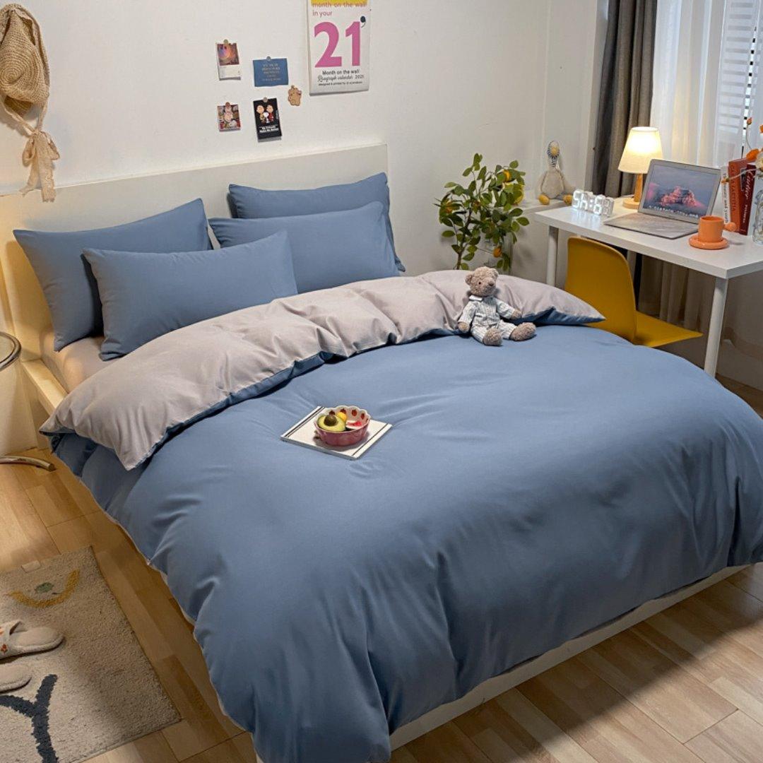 Conjunto de Roupa de Cama Moderna Decoração em Algodão 100%