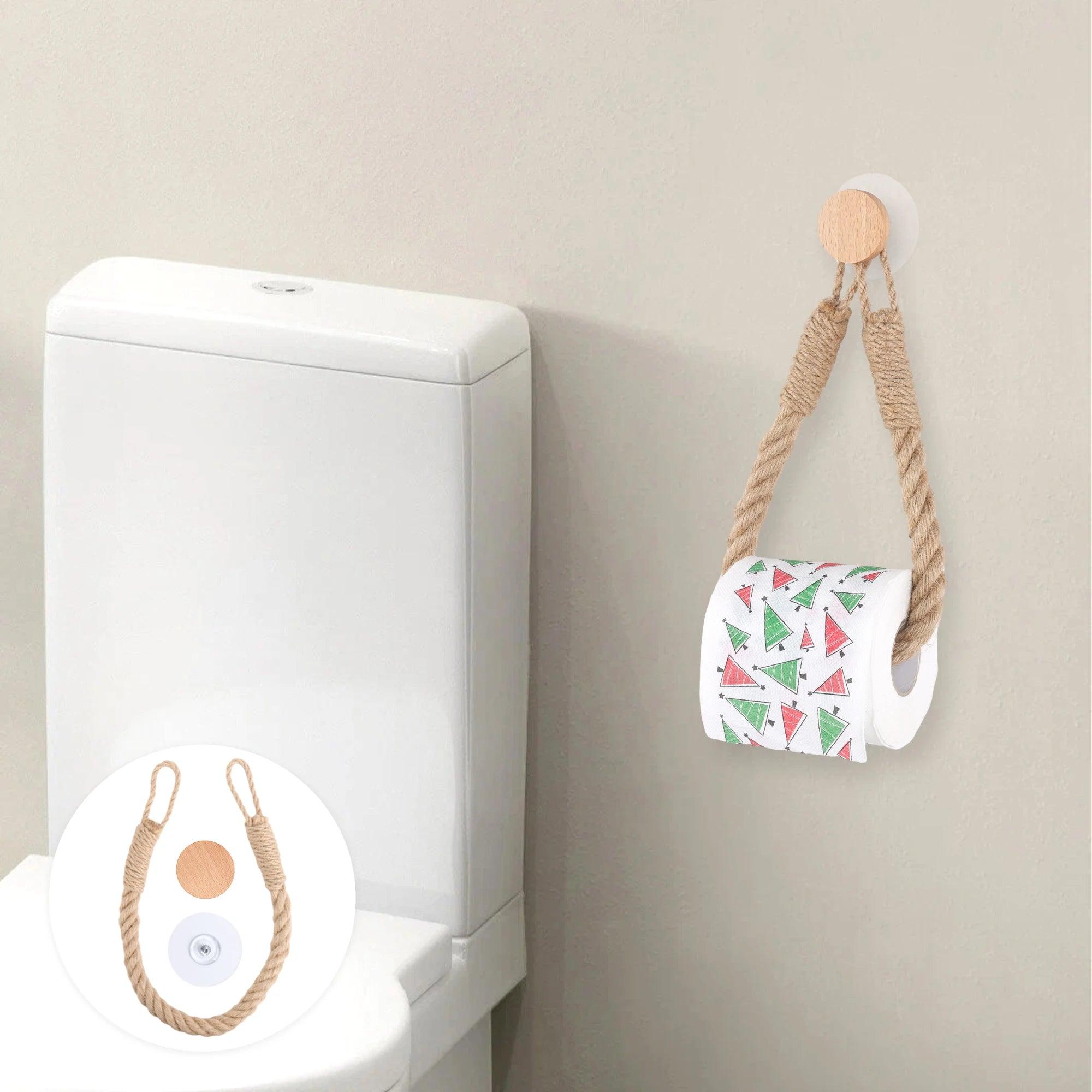 Porta Papel e Toalha em Corda - Moderna Decoração