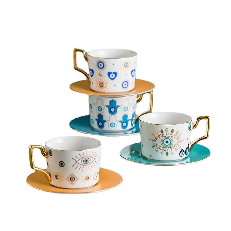 Xícara + Pires Mystical em Porcelana - Moderna Decoração - Moderna Decoração